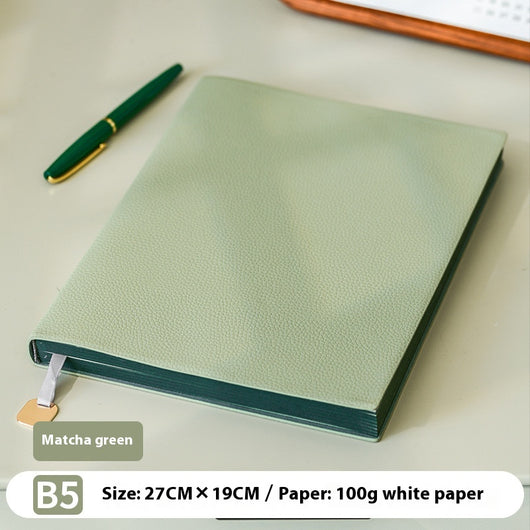 Cuaderno de Cuero Suave con Patrón Litchi - Image 3