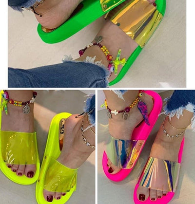 Sandalias de Playa para Mujer con Lentejuelas - Zapatos de Verano Brillantes - Image 5