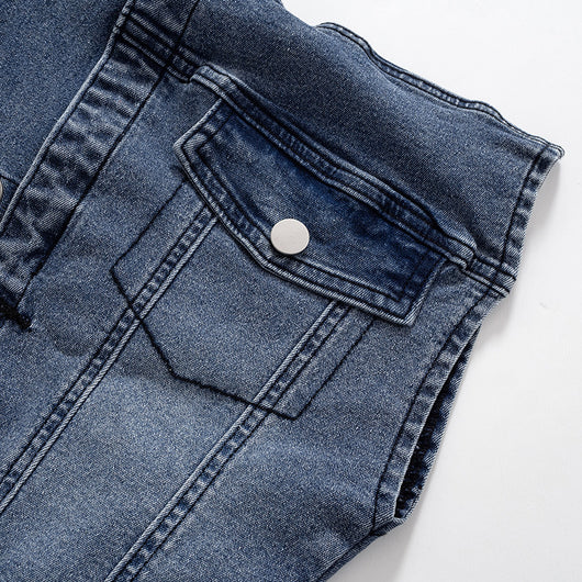 Conjunto Falda Denim Casual para Mujer - Estilo Street Wear Moderno - Image 27