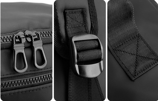 Mochila Ejecutiva para Laptop con Cierre de Cremallera en Nylon - Image 15
