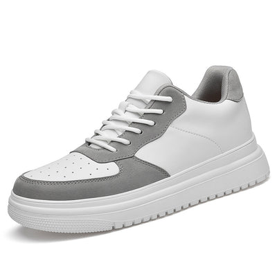 Tenis Blancos Bajos Estilo Coreano para Hombre - Image 7
