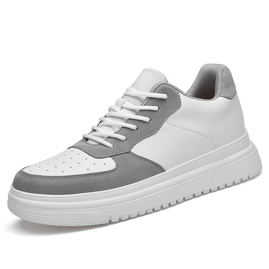 Tenis Blancos Bajos Estilo Coreano para Hombre - Image 7