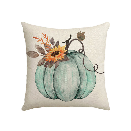Fundas de Cojín Otoño Calabaza Home Sweet Home 18x18 - Decoración Acción de Gracias - Image 2