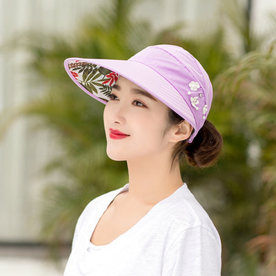 Gorra Visera Vacía Perla Verano con Protección Solar - Image 4