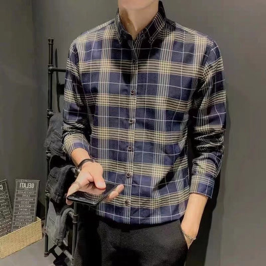 Chaqueta Camisa Slim Fit Coreana - Estilo Trendy para Hombre - Image 8