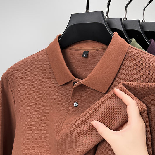 Camisa Polo Ejecutiva Manga Larga con Solapa - Image 11