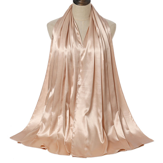 Pañuelo de Satén Monocromático Perla - Elegancia Pura - Image 27