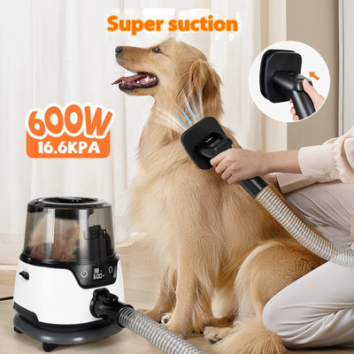 Secador y Cortadora de Pelo para Mascotas de Alta Potencia con Soplado y Succión - Image 11