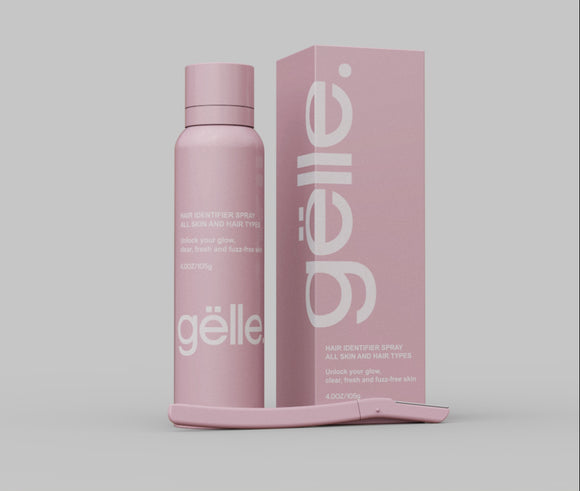 Set Spray Identificador de Vello + Dermaplaner Hidratante para Afeitado Facial