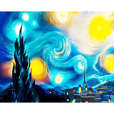 Cuadro de Pintura Digital al Óleo sin Marco - Image 5