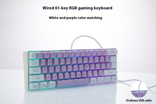 Teclado Compacto RGB para el Hogar - Iluminación LED Personalizable - Image 12