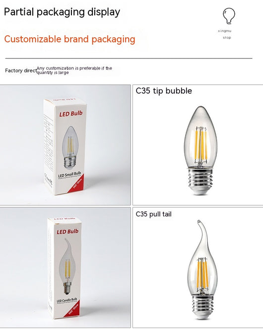 Bombilla Led Filamento Edison E27 Luz Cálida Tungsteno - Image 10