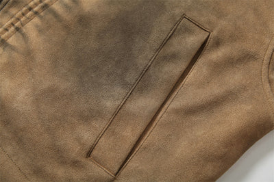Chamarra con Capucha Estilo Punk Vintage Desgastado - Image 19