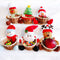 Canasta Decorativa Navideña Santa, Muñeco de Nieve y Reno