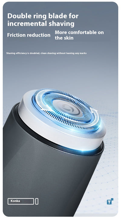 Afeitadora Eléctrica Silenciosa para Hombres - Portátil de Viaje - Image 8