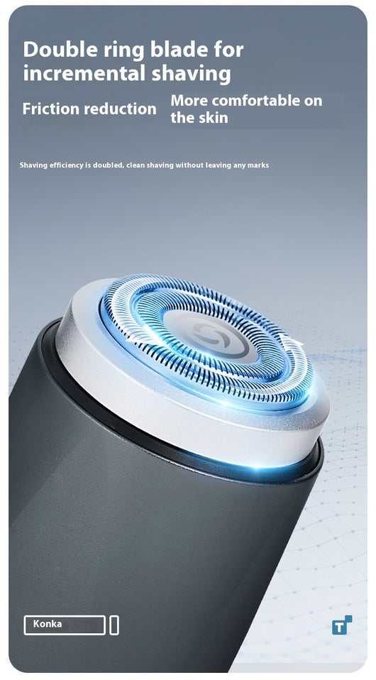 Afeitadora Eléctrica Silenciosa para Hombres - Portátil de Viaje - Image 8