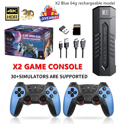 Consola de Videojuegos X2 Blue 4K - Doble Conexión Inalámbrica - Image 2