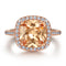 Anillo de Boda Oro Rosa con Diseño Minimalista y Detalle Exagerado de Rosa