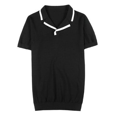 Polo Manga Corta Transpirable - Suéter Tejido Ligero para Hombre - Image 3