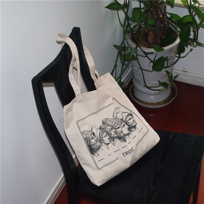 Bolsa de Lona Trojan Portrait con Asa Única para Mujer - Image 15