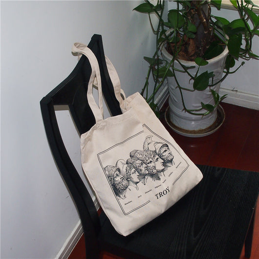 Bolsa de Lona Trojan Portrait con Asa Única para Mujer - Image 15