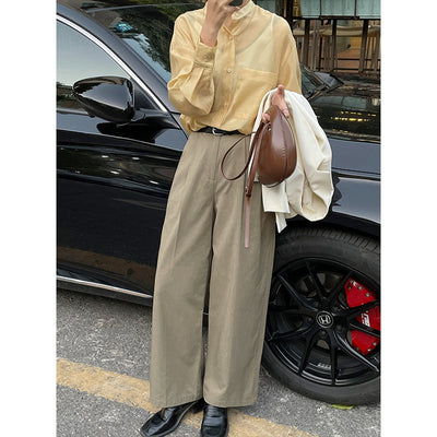 Blusa Suelta Coreana de Manga Larga Versátil para Mujer - Image 8