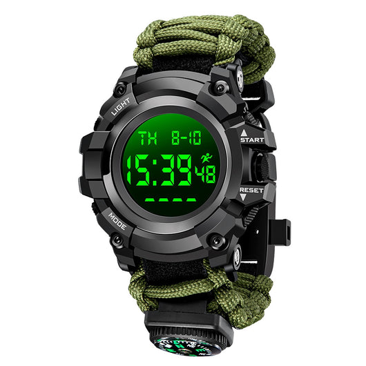 Reloj Deportivo Multifunción con Brújula, Termómetro y Silbato de Emergencia - Image 6