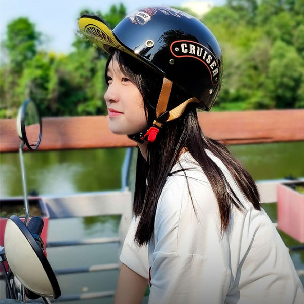Casco de Béisbol Retro Harley para Hombre y Mujer