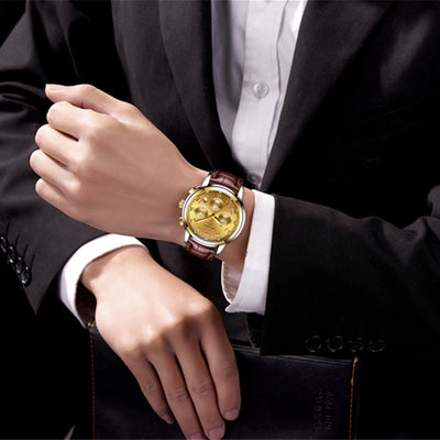 Reloj de Cuero para Hombre - Elegancia Casual - Image 11
