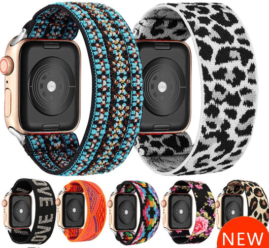 Correa Elástica Bohemia para Reloj - Banda Impresa en Nylon - Image 8