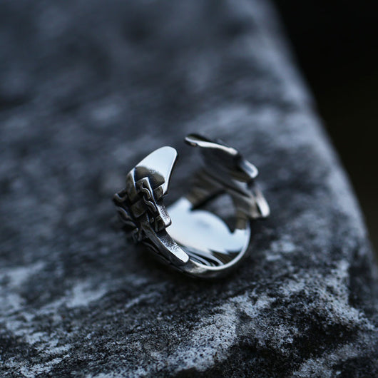 Anillo Brújula Vikingo en Acero Inoxidable para Hombre - Image 9