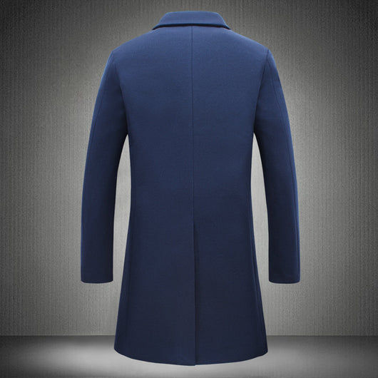 Abrigo de Lana Slim Fit para Hombre - Elegancia Moderna - Image 23