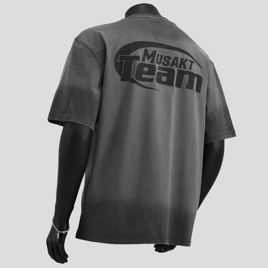 Camiseta Retro Americana Hombre Manga Corta Suelta Verano - Image 8