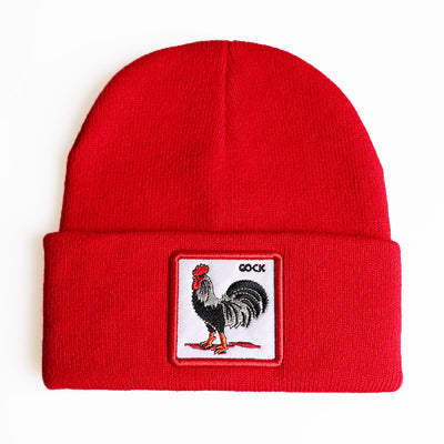 Gorro de Lana Tejido con Bordados de Animales para Invierno - Image 15