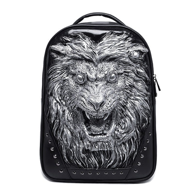Mochila Unisex con Diseño 3D de León Furioso - Image 12