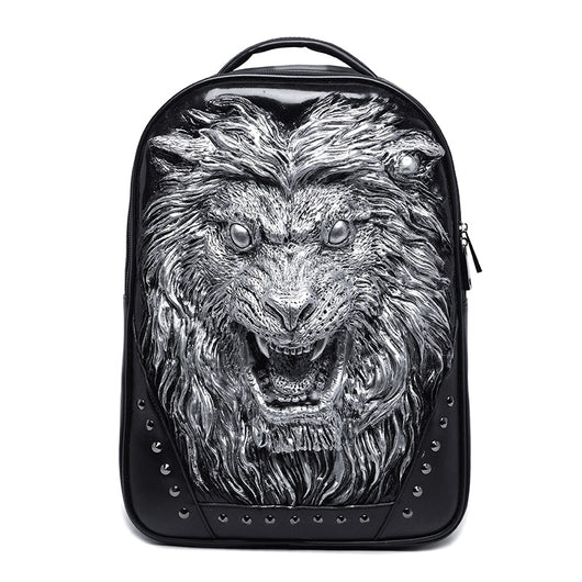 Mochila Unisex con Diseño 3D de León Furioso - Image 12
