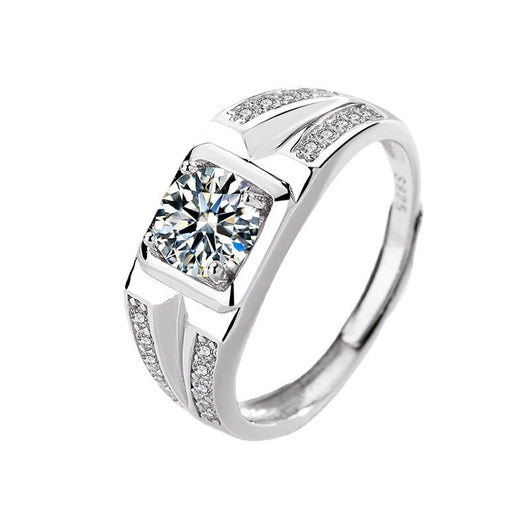 Anillo de Diamante Mozan para Parejas - 1 Quilate - Image 18