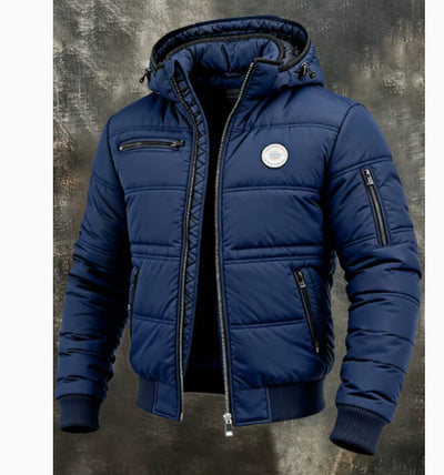 Chaqueta Acolchada de Algodón Casual para Hombre - Image 9