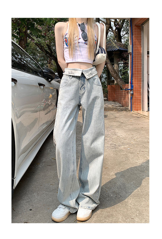 Jeans Rectos Sueltos con Efecto Adelgazante para Mujer - Image 16