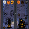 Pegatinas Decorativas de Halloween - Calabaza, Araña, Fantasma y Linterna
