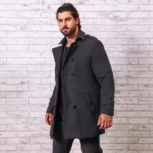 Abrigo de Lana para Otoño e Invierno - Diseño Elegante y Versátil - Image 2