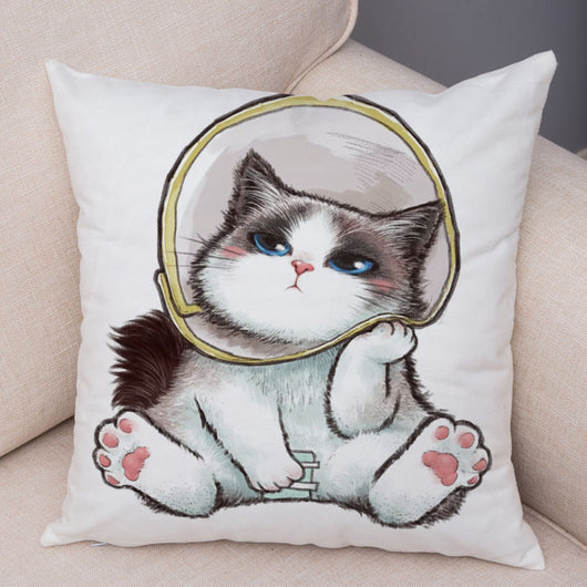 Funda de Almohada de Lino con Estampado Moderno para Sofá y Coche - Image 10