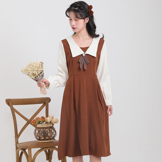 Vestido Retro Francés para Mujer - Primavera Elegante - Image 5