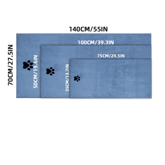 Toalla de Baño para Mascotas Secado Rápido Microfibra Extra Absorbente - Image 9