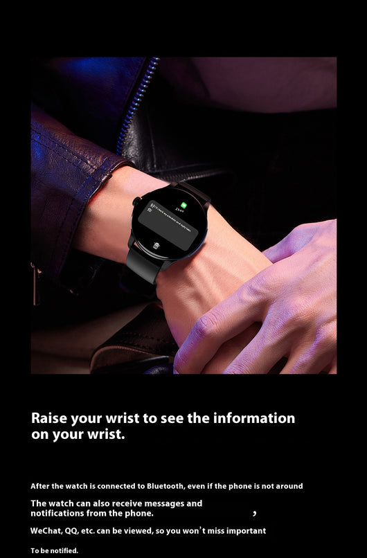 Reloj Inteligente HK49 con Monitoreo de Frecuencia Cardíaca, Glucosa y Sueño - Image 24