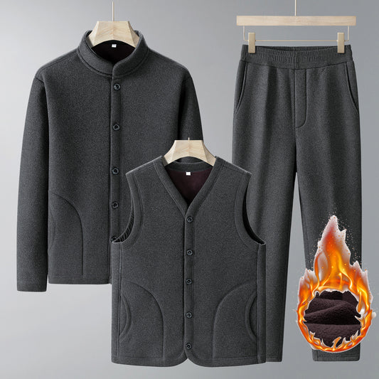Traje Deportivo de Terciopelo Talla Grande para Hombre