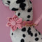 Collar para Perro de Plumón de Ganso con Hebilla Oro Rosa