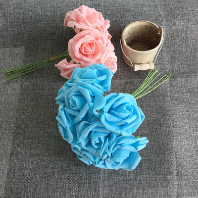 Ramo de 10 Rosas Artificiales PE Premium - Image 16