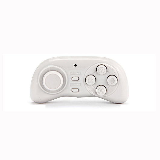 Black portable mini Bluetooth smart gamepad with an analog stick and four action buttons for mobile gaming. - Image 2