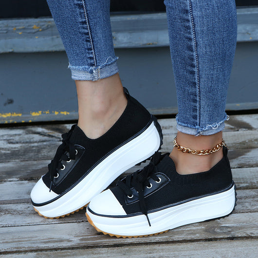 Zapatillas de Lona con Plataforma para Mujer - Image 8